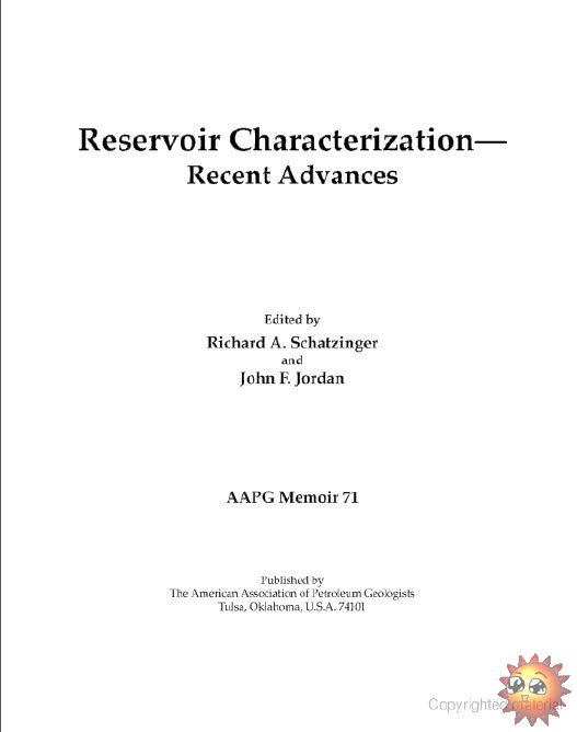 Reservoir Characterization Recent Advances  ҳ