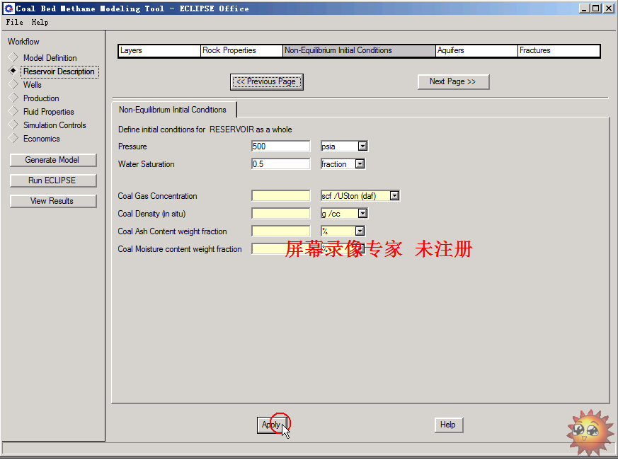 CBM Simulation ECLIPSE2