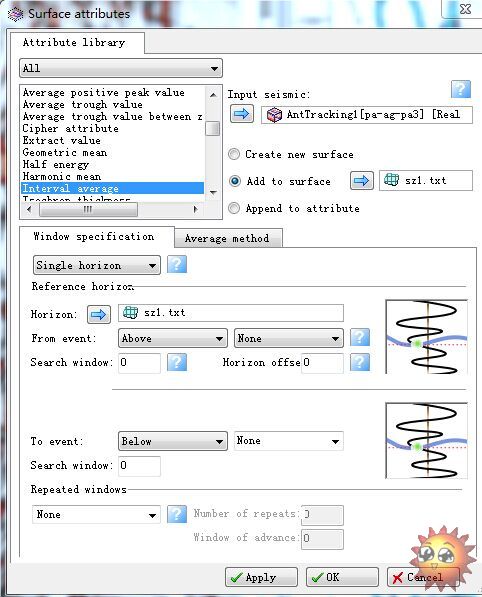 surface attributes