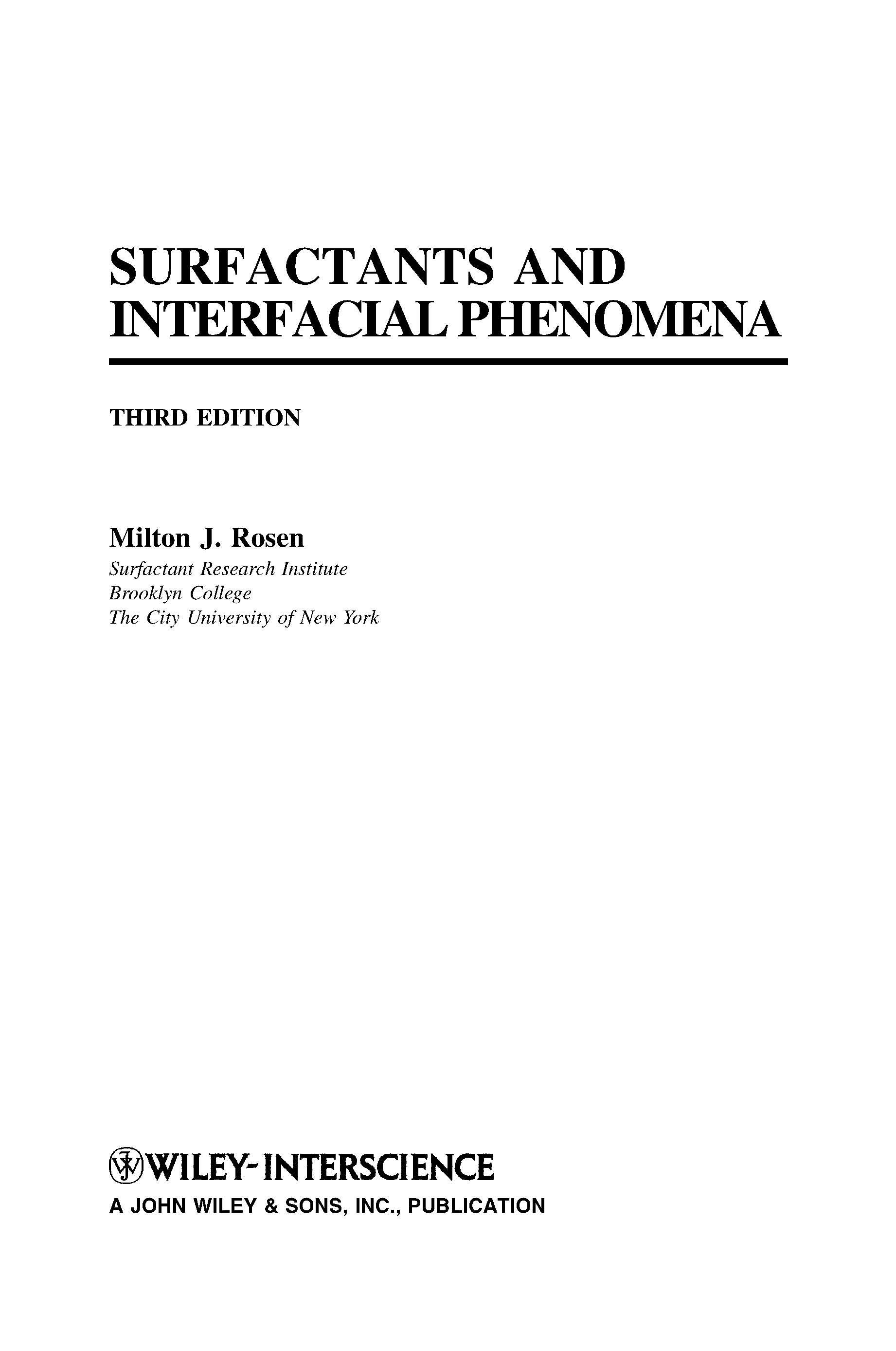 Surfactants and Interfacial Phenomena 3ed 2004 Rosen_ҳ_002.jpg